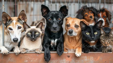 Adoção de cães e gatos
