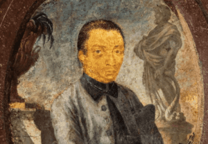 Artistas famosos que passaram por dificuldades financeiras - Aleijadinho 1 Suposto retrato de Aleijadinho por Euclasio Ventura min