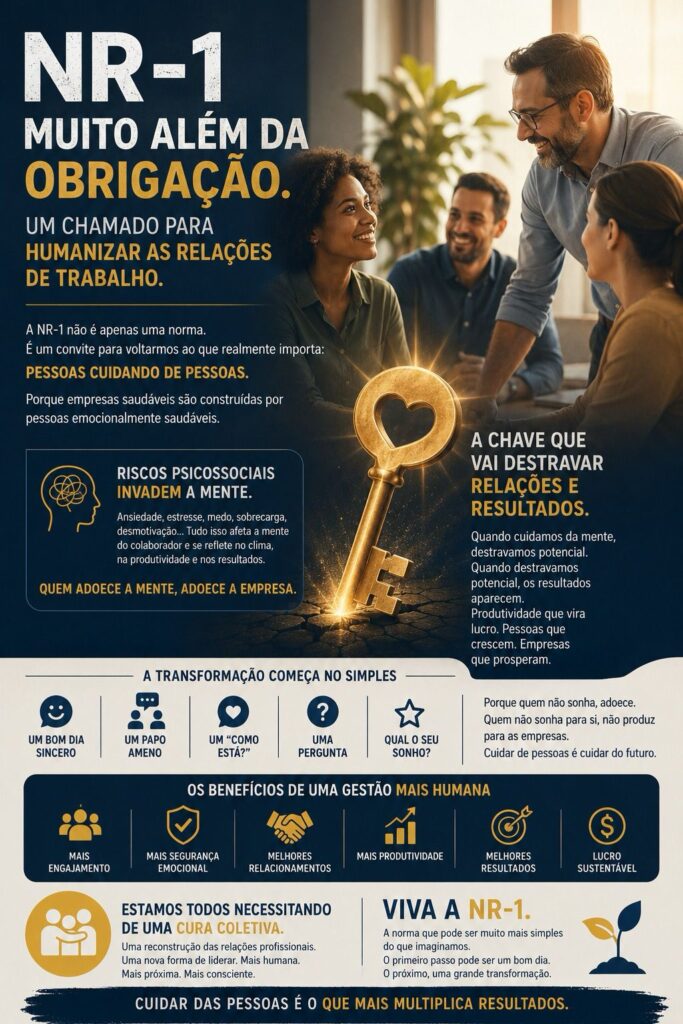 NR-1: Muito Além da Obrigação. Um Chamado Para Humanizar as Relações de Trabalho. 1 ronaldo palermo